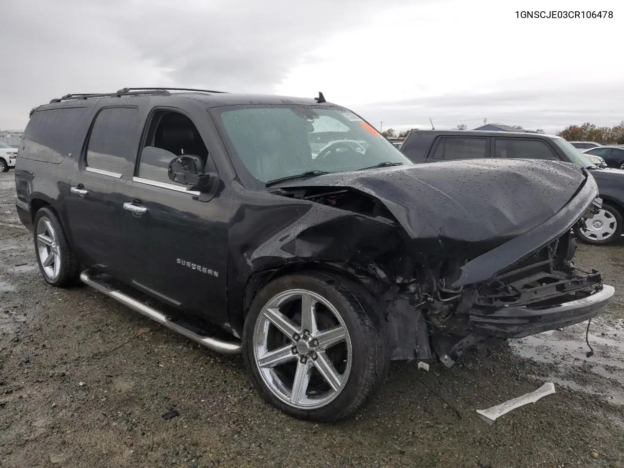 2012 Chevrolet Suburban C1500 Lt VIN: 1GNSCJE03CR106478 Lot: 81339414