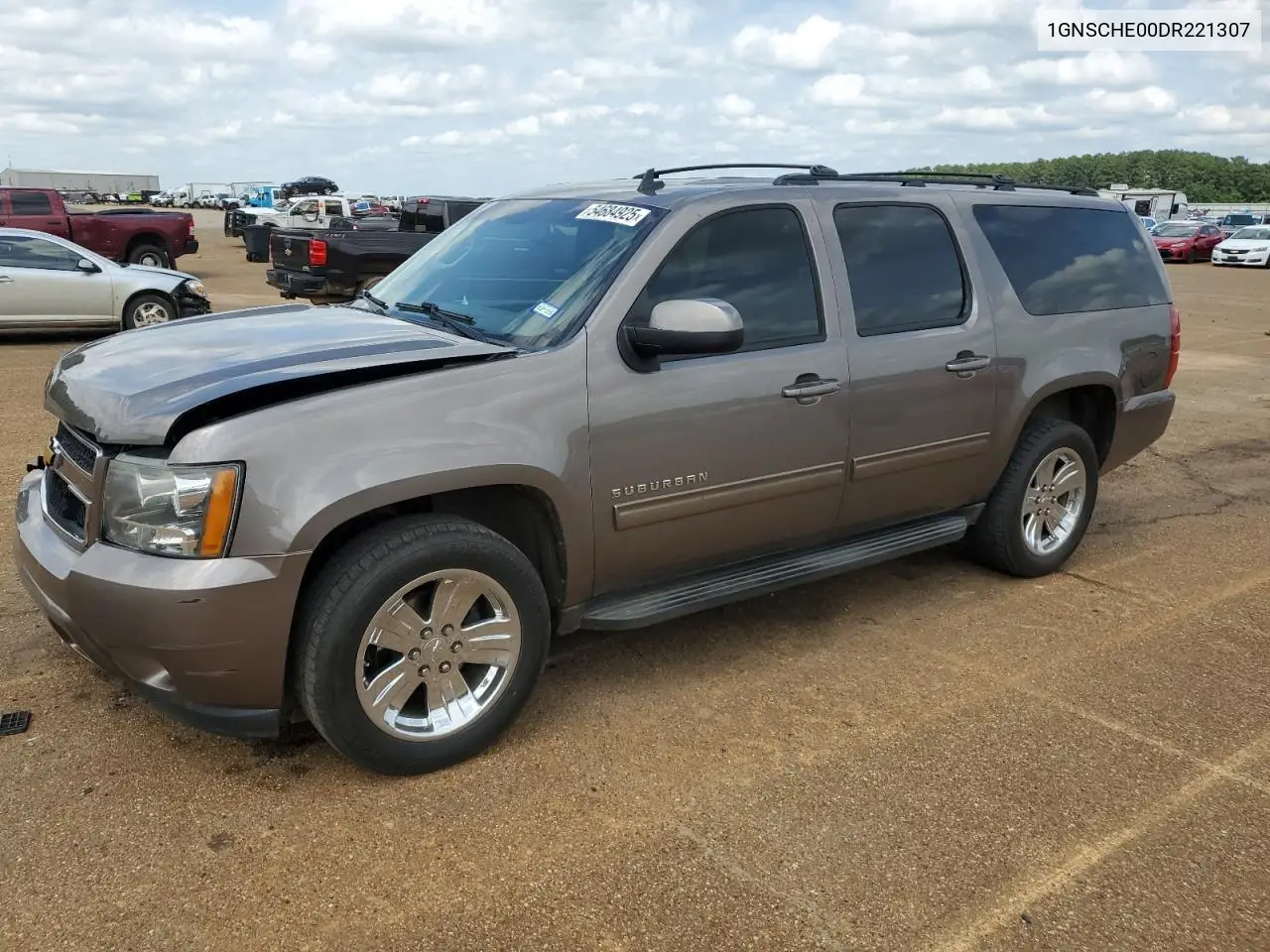 2013 Chevrolet Suburban C1500 Ls VIN: 1GNSCHE00DR221307 Lot: 54684925