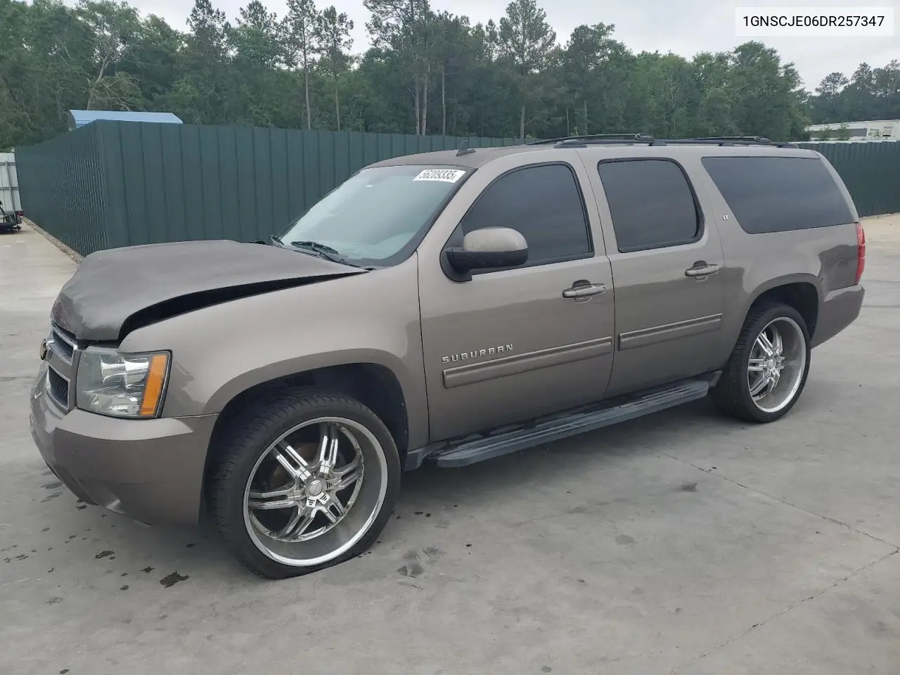2013 Chevrolet Suburban C1500 Lt VIN: 1GNSCJE06DR257347 Lot: 56209335