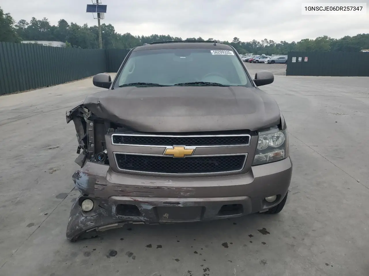 2013 Chevrolet Suburban C1500 Lt VIN: 1GNSCJE06DR257347 Lot: 56209335