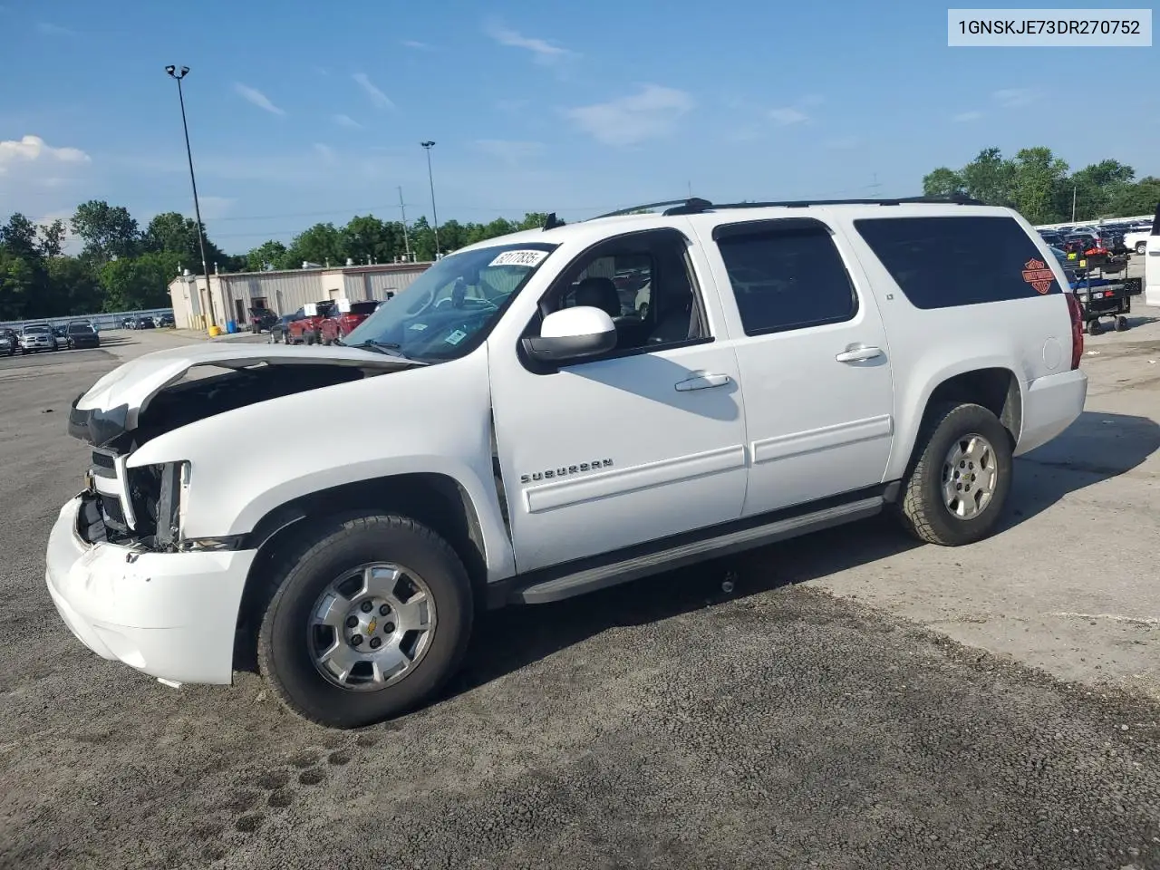 2013 Chevrolet Suburban K1500 Lt VIN: 1GNSKJE73DR270752 Lot: 62177835