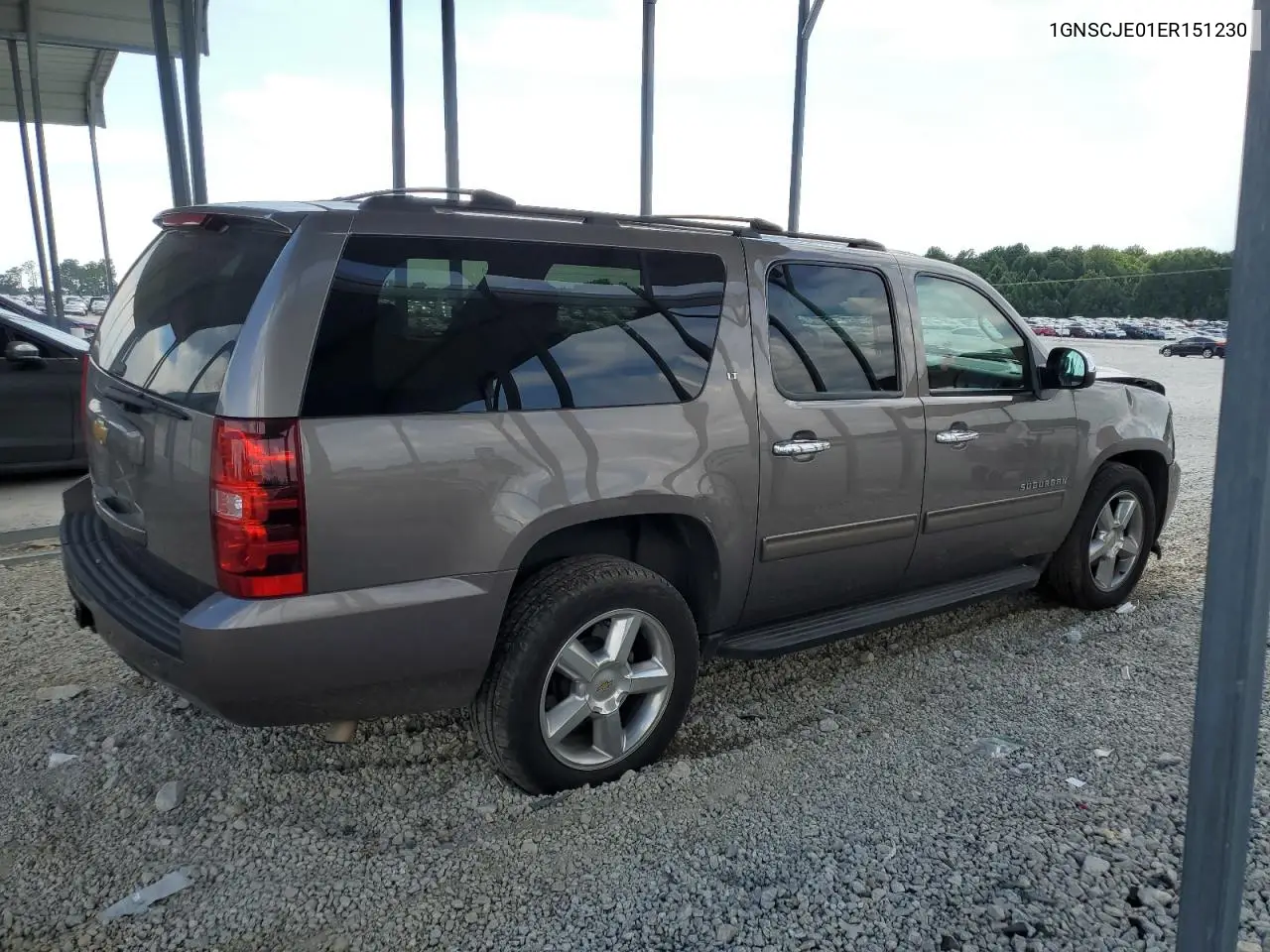 2014 Chevrolet Suburban C1500 Lt VIN: 1GNSCJE01ER151230 Lot: 63072005