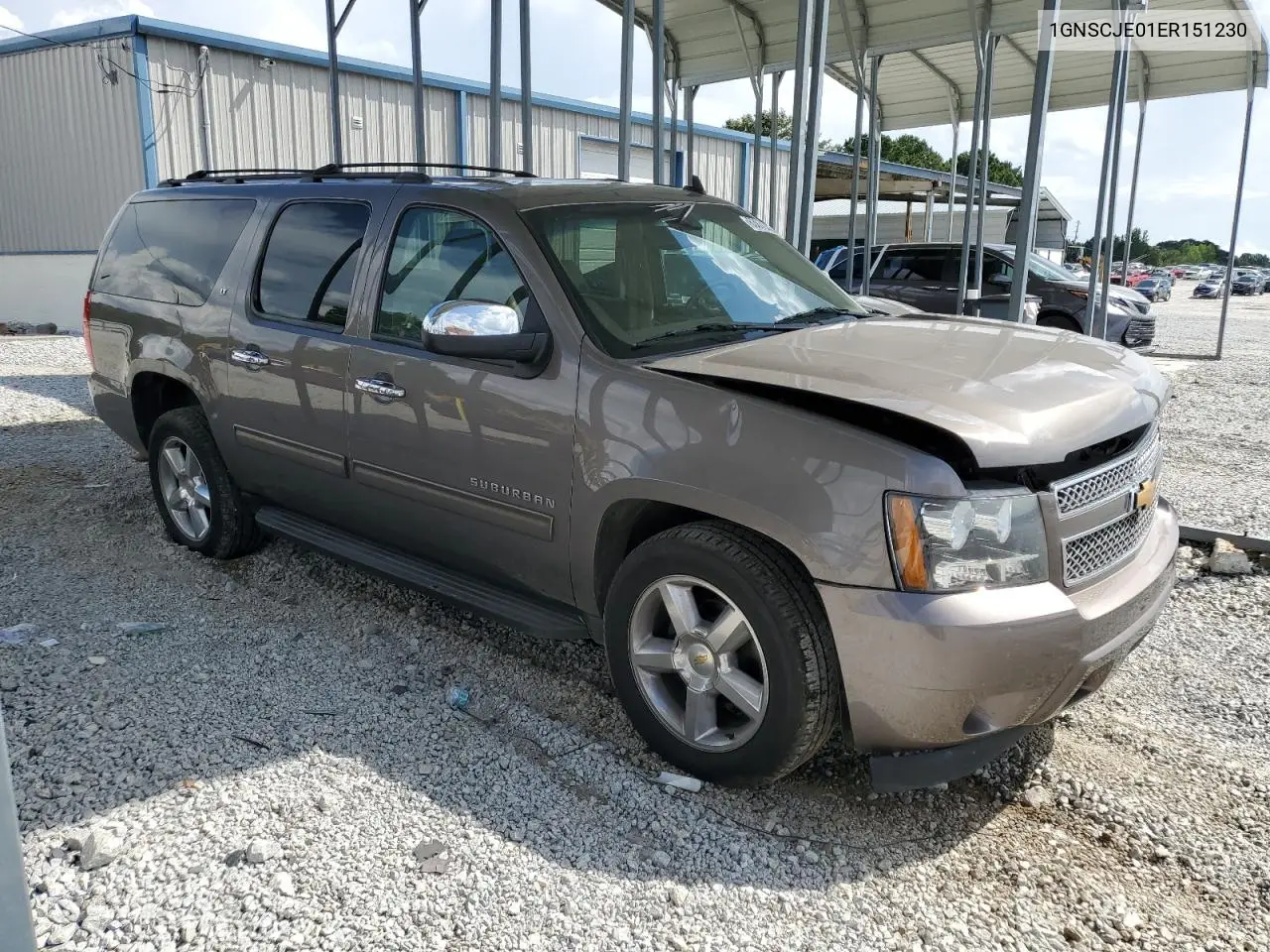 2014 Chevrolet Suburban C1500 Lt VIN: 1GNSCJE01ER151230 Lot: 63072005