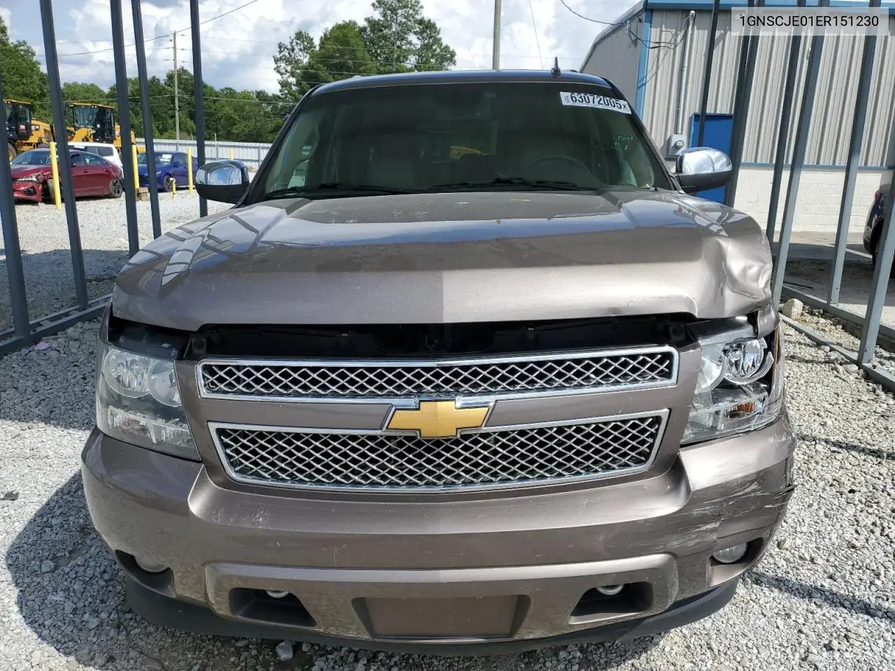 2014 Chevrolet Suburban C1500 Lt VIN: 1GNSCJE01ER151230 Lot: 63072005