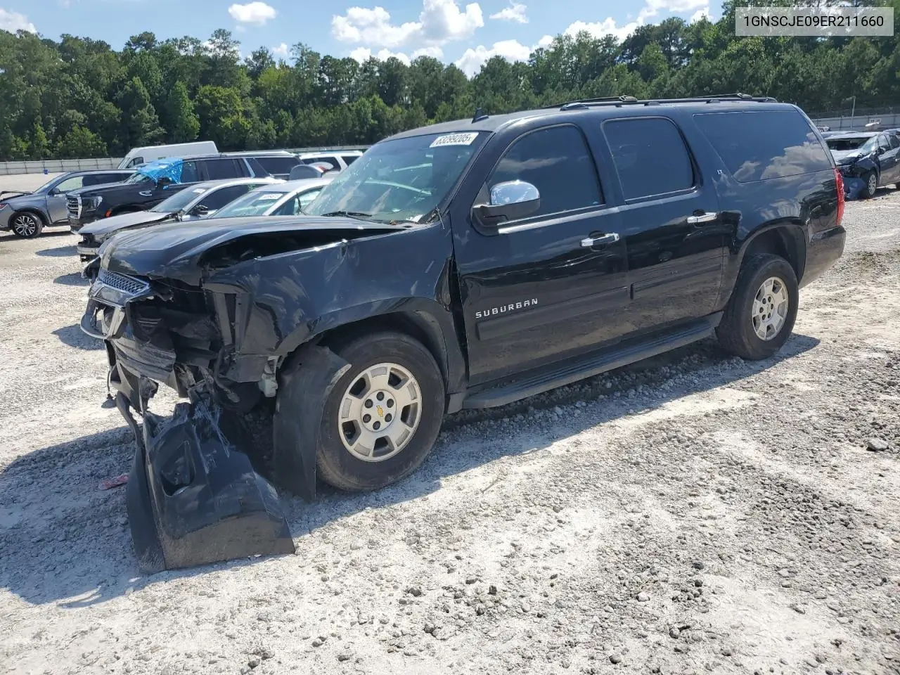 2014 Chevrolet Suburban C1500 Lt VIN: 1GNSCJE09ER211660 Lot: 63299205