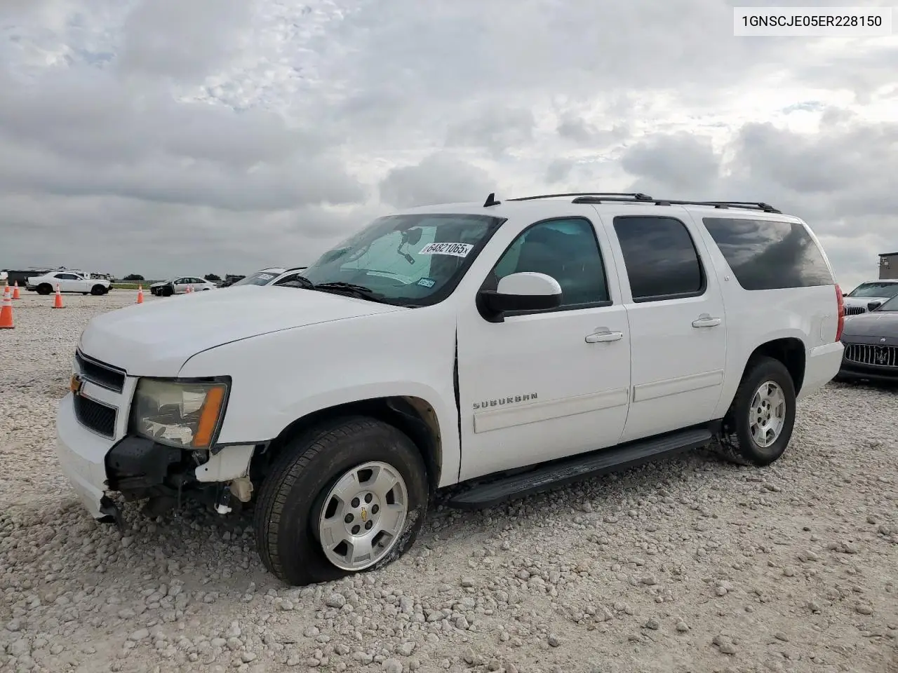 2014 Chevrolet Suburban C1500 Lt VIN: 1GNSCJE05ER228150 Lot: 64821065