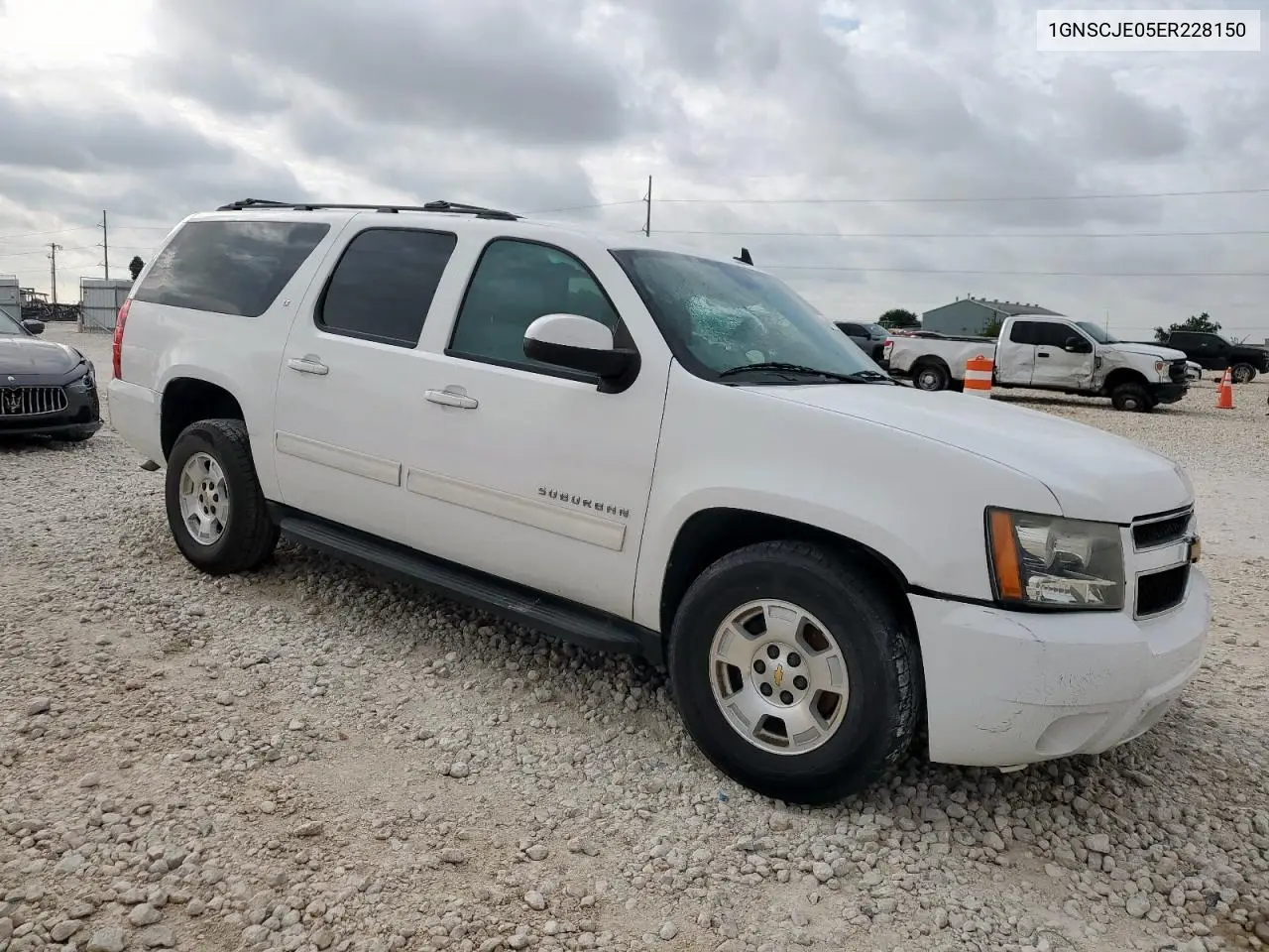 2014 Chevrolet Suburban C1500 Lt VIN: 1GNSCJE05ER228150 Lot: 64821065