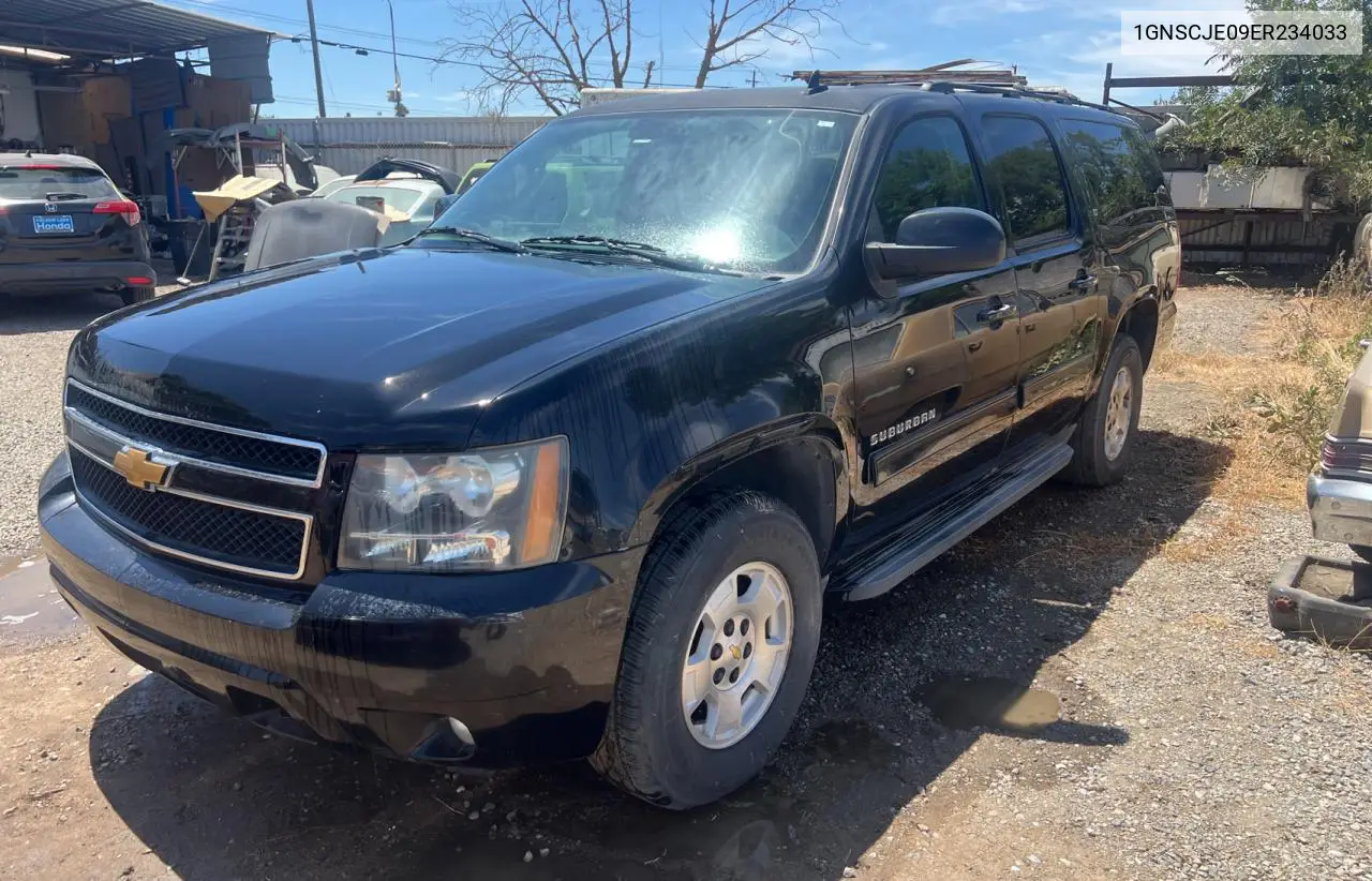 2014 Chevrolet Suburban C1500 Lt VIN: 1GNSCJE09ER234033 Lot: 66395515
