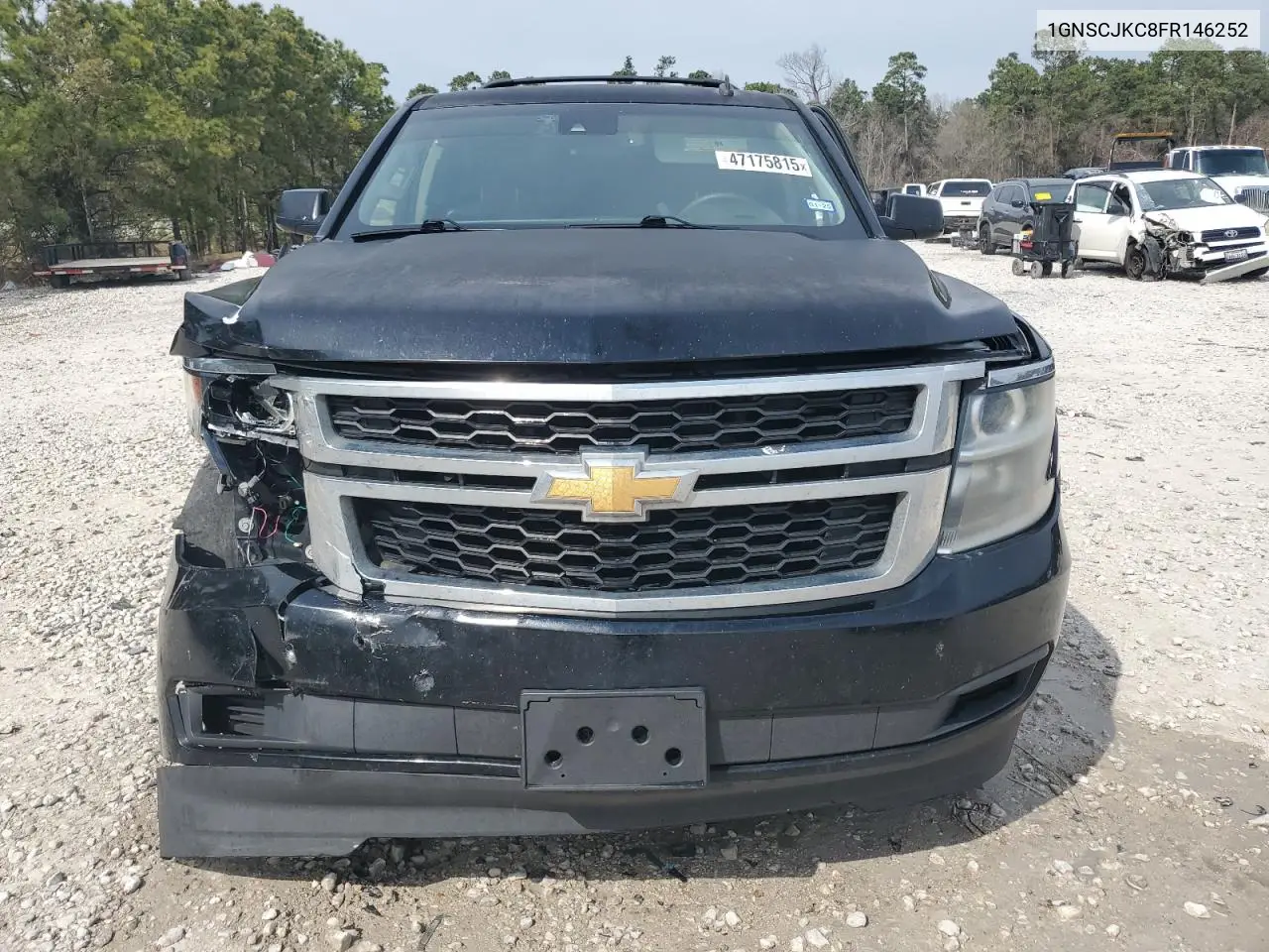 2015 Chevrolet Suburban C1500 Lt VIN: 1GNSCJKC8FR146252 Lot: 47175815