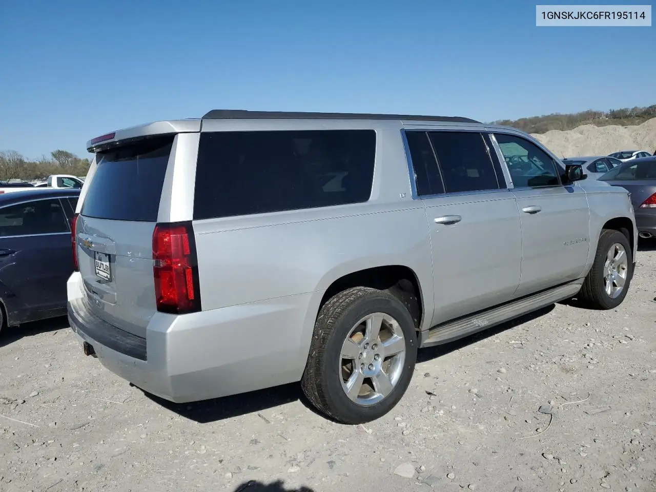 2015 Chevrolet Suburban K1500 Lt VIN: 1GNSKJKC6FR195114 Lot: 53040585