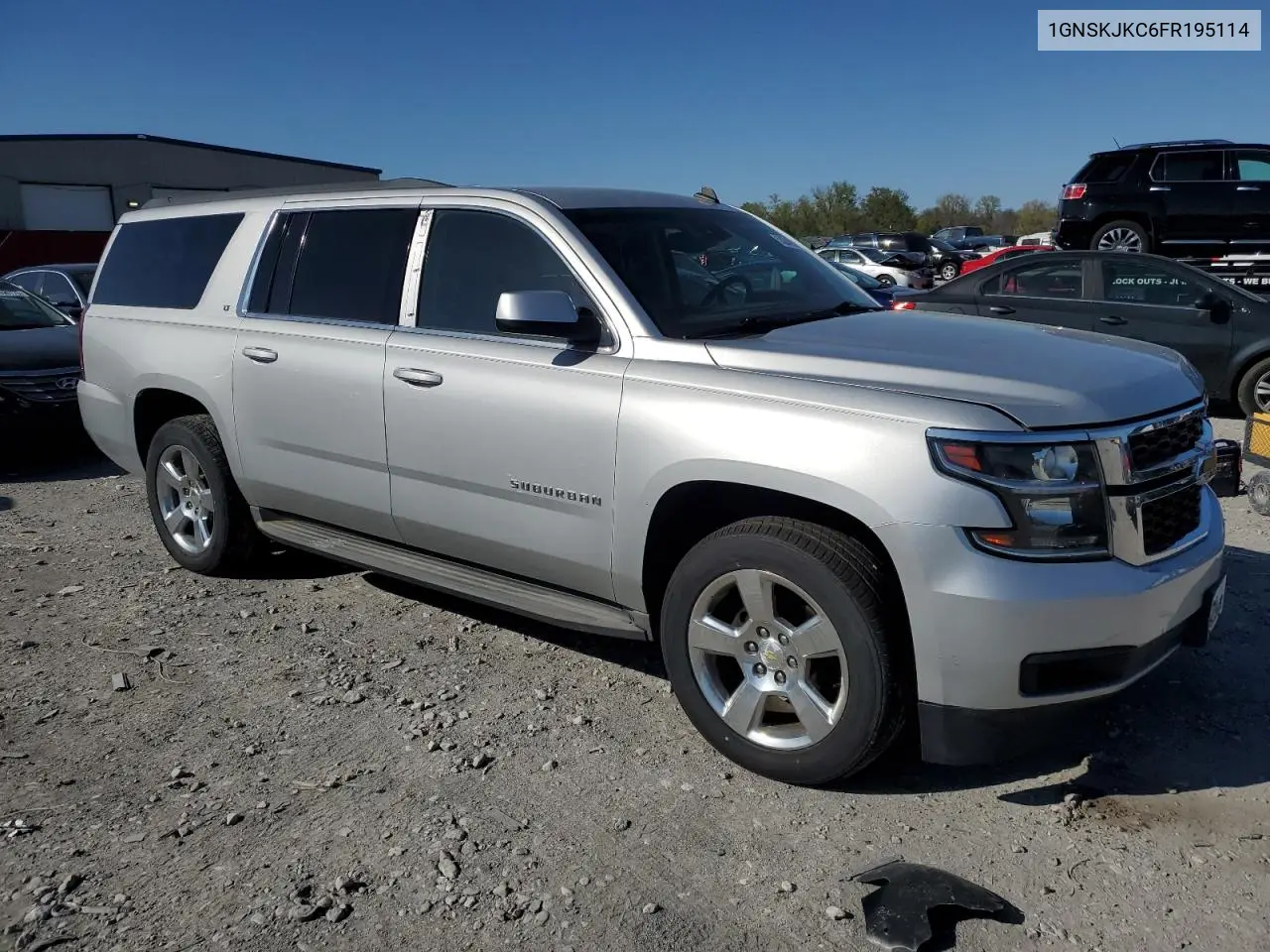 2015 Chevrolet Suburban K1500 Lt VIN: 1GNSKJKC6FR195114 Lot: 53040585