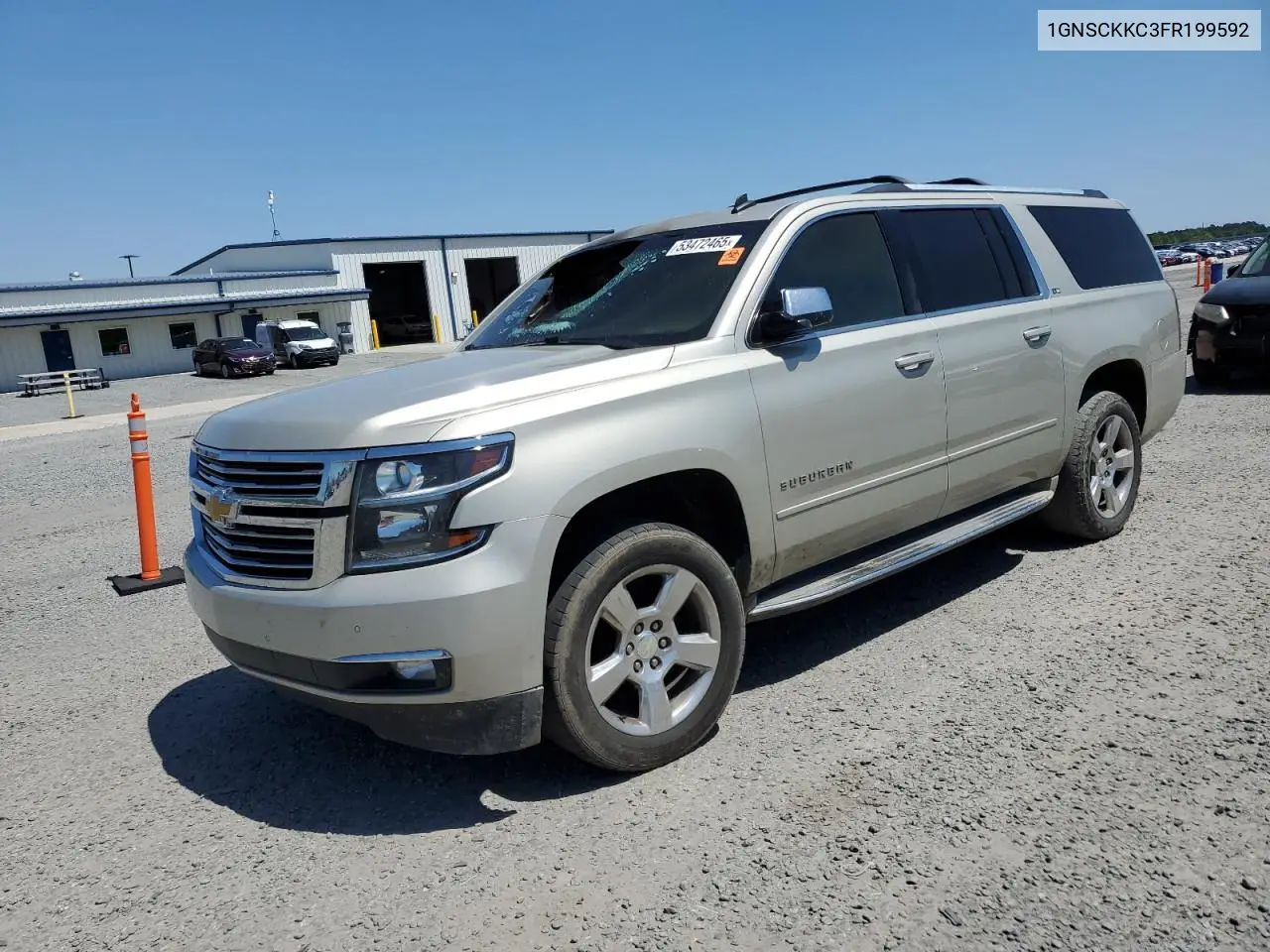 2015 Chevrolet Suburban C1500 Ltz VIN: 1GNSCKKC3FR199592 Lot: 53472465