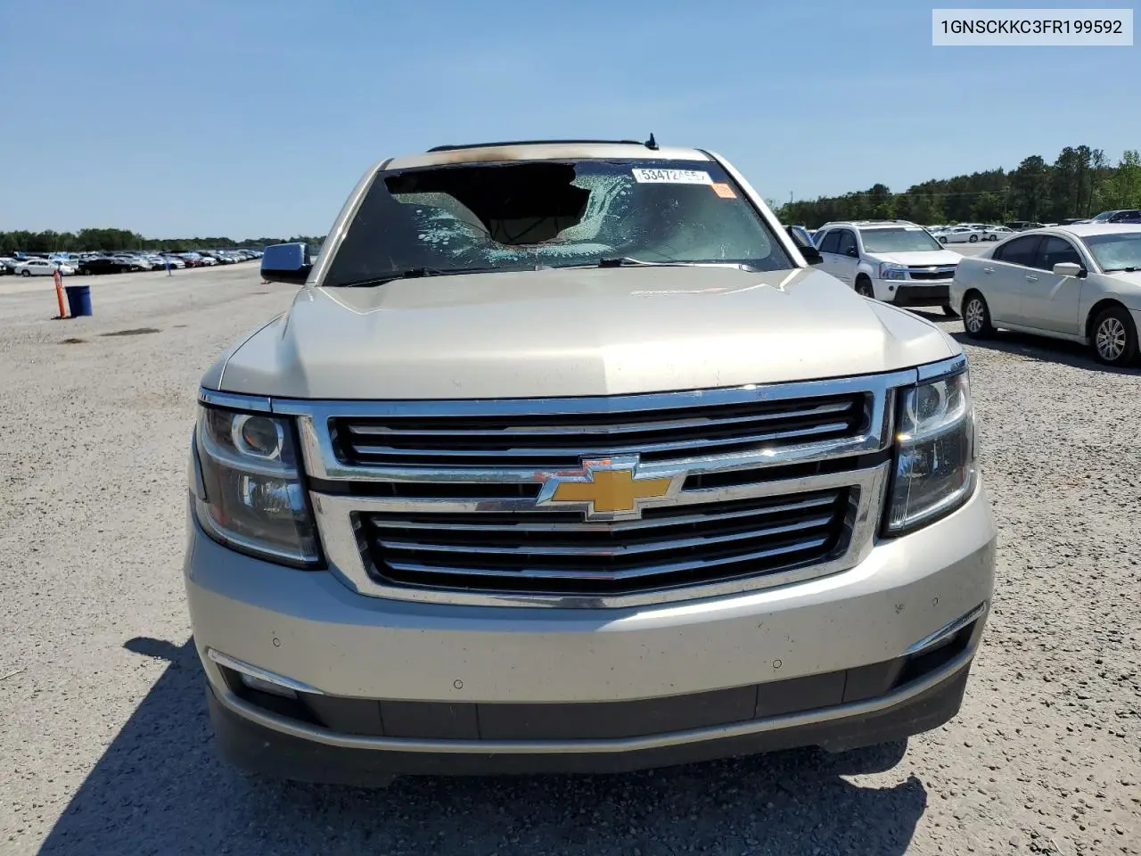2015 Chevrolet Suburban C1500 Ltz VIN: 1GNSCKKC3FR199592 Lot: 53472465