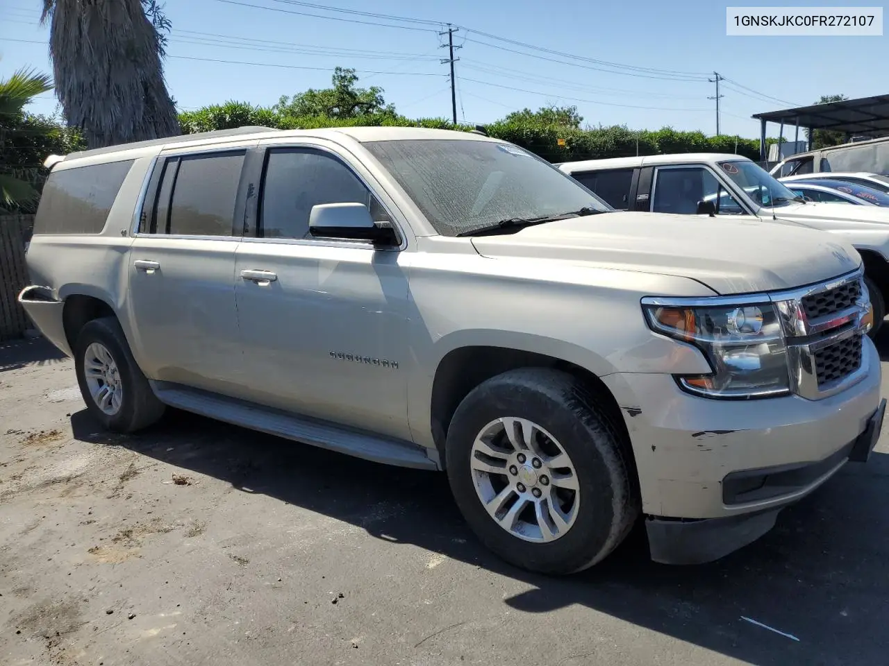 2015 Chevrolet Suburban K1500 Lt VIN: 1GNSKJKC0FR272107 Lot: 56006035