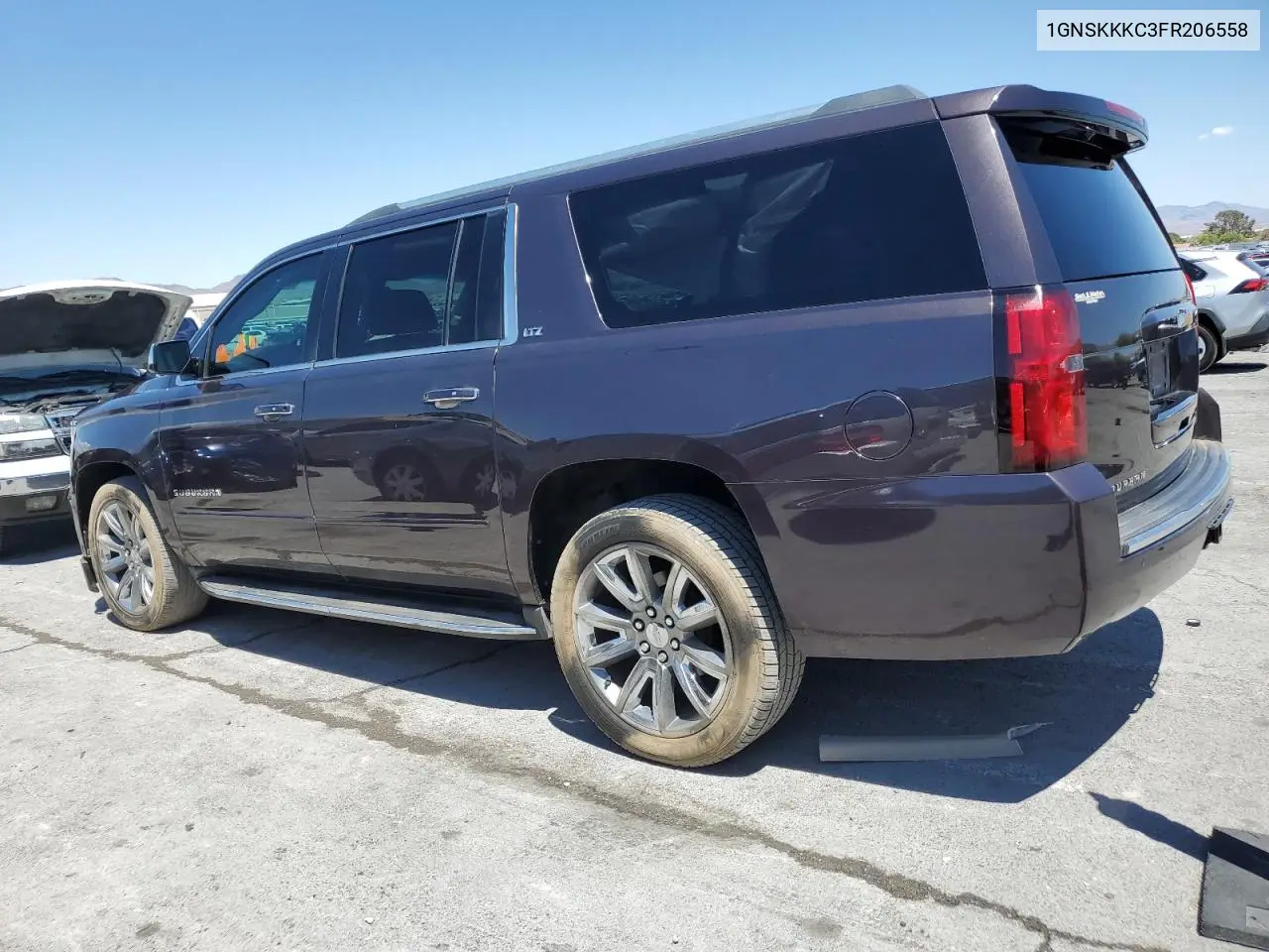 2015 Chevrolet Suburban K1500 Ltz VIN: 1GNSKKKC3FR206558 Lot: 56384005