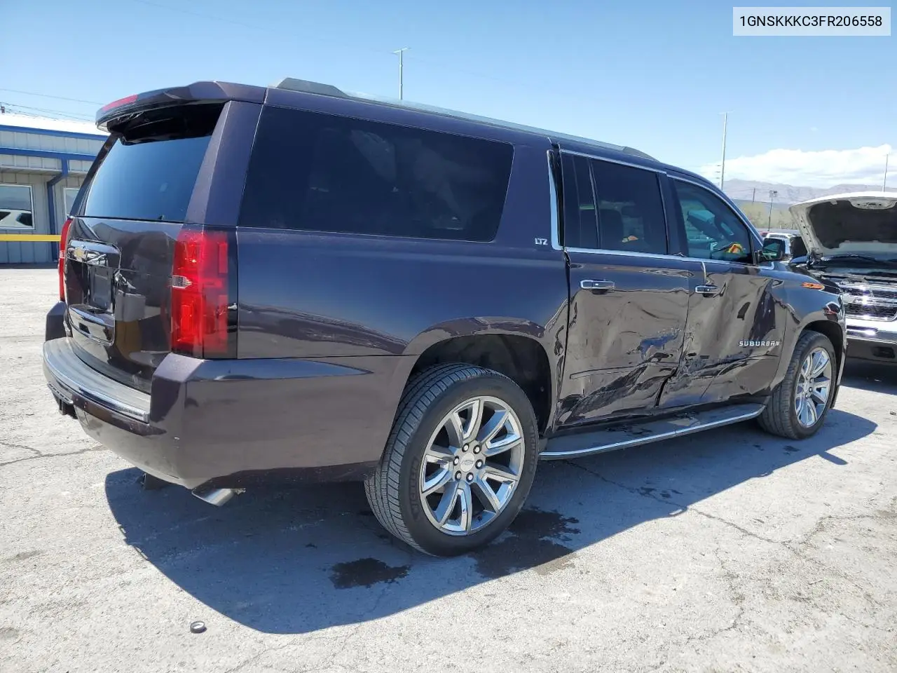 2015 Chevrolet Suburban K1500 Ltz VIN: 1GNSKKKC3FR206558 Lot: 56384005