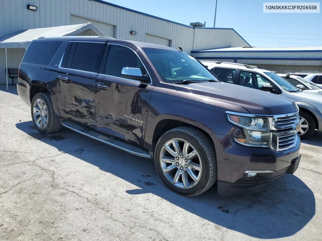 2015 Chevrolet Suburban K1500 Ltz VIN: 1GNSKKKC3FR206558 Lot: 56384005