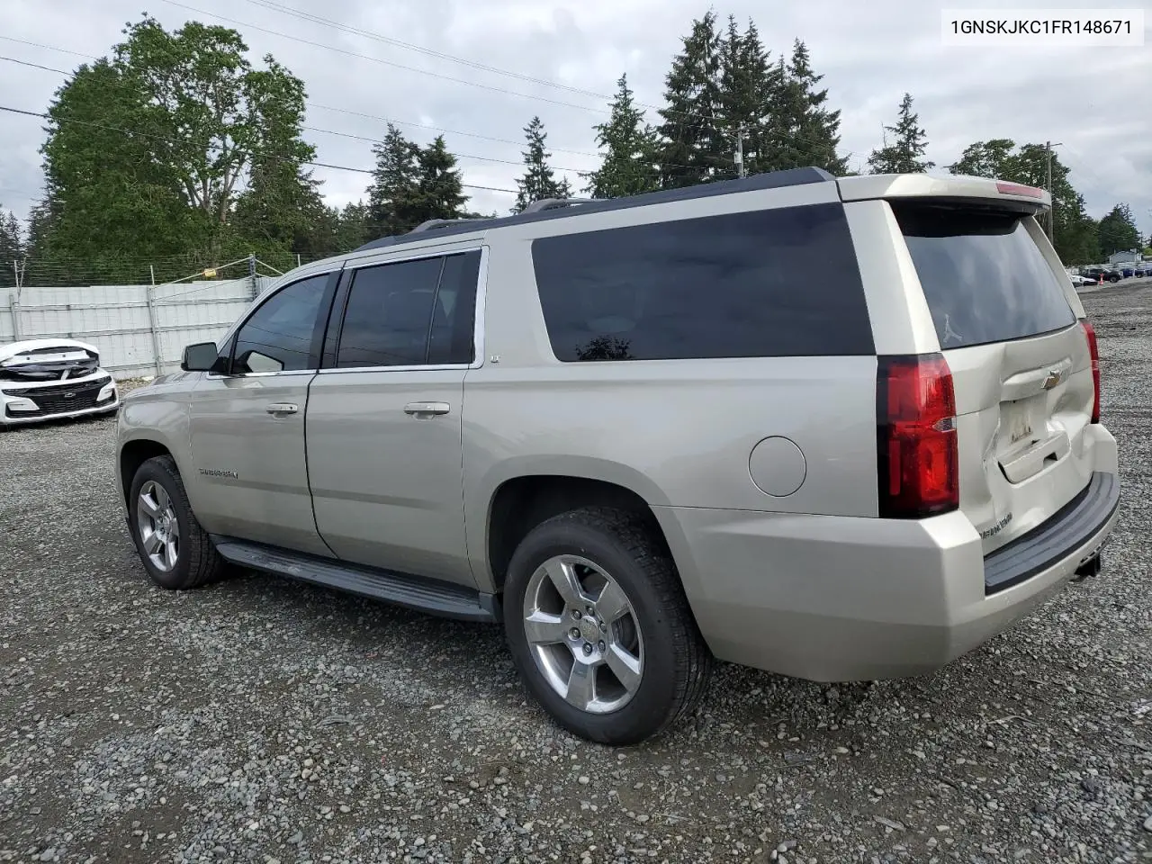 2015 Chevrolet Suburban K1500 Lt VIN: 1GNSKJKC1FR148671 Lot: 56761995