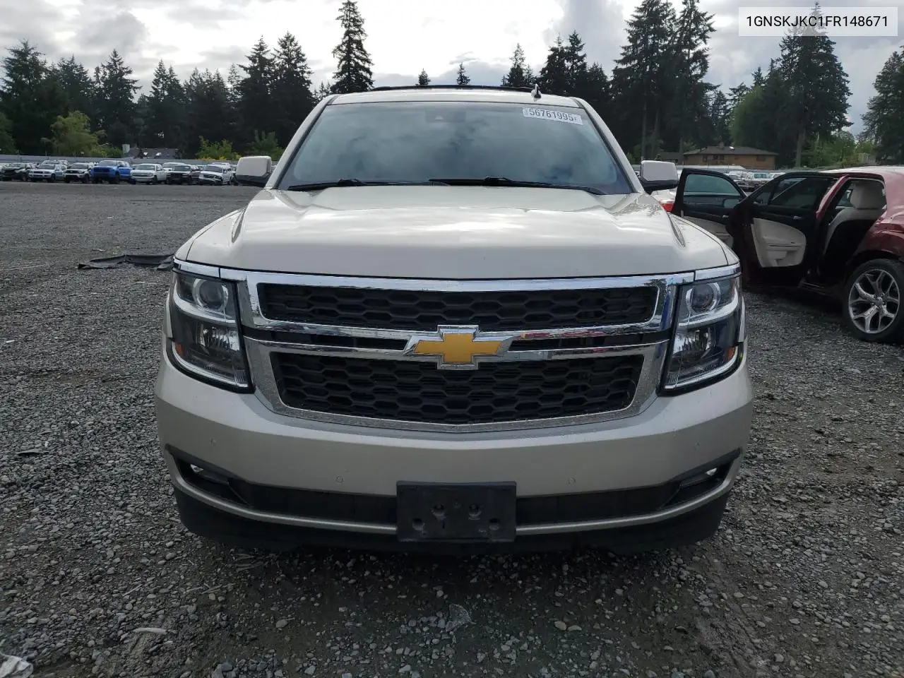 2015 Chevrolet Suburban K1500 Lt VIN: 1GNSKJKC1FR148671 Lot: 56761995