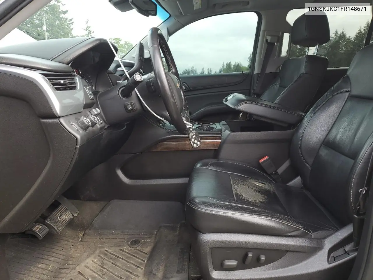 2015 Chevrolet Suburban K1500 Lt VIN: 1GNSKJKC1FR148671 Lot: 56761995