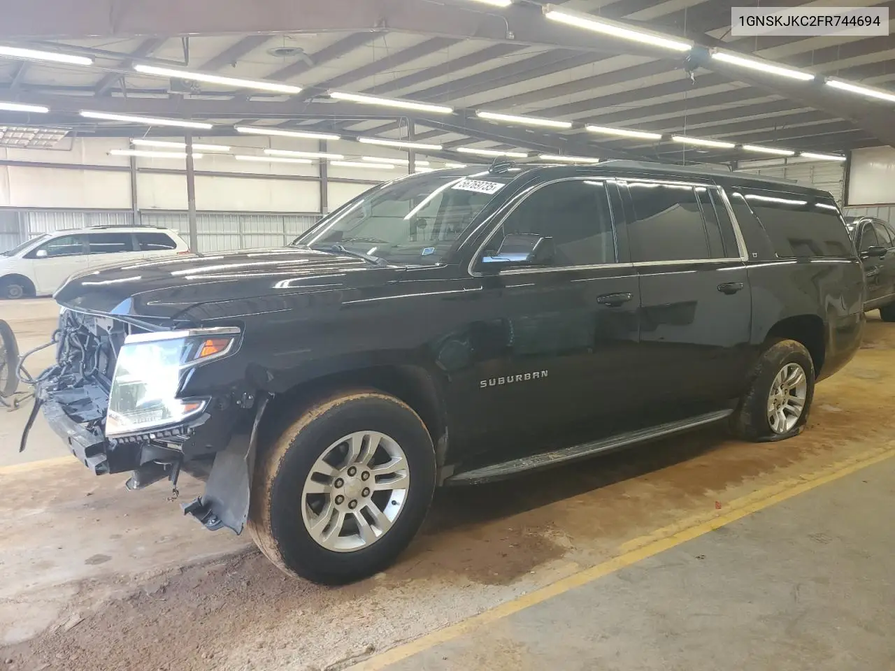 2015 Chevrolet Suburban K1500 Lt VIN: 1GNSKJKC2FR744694 Lot: 56769735