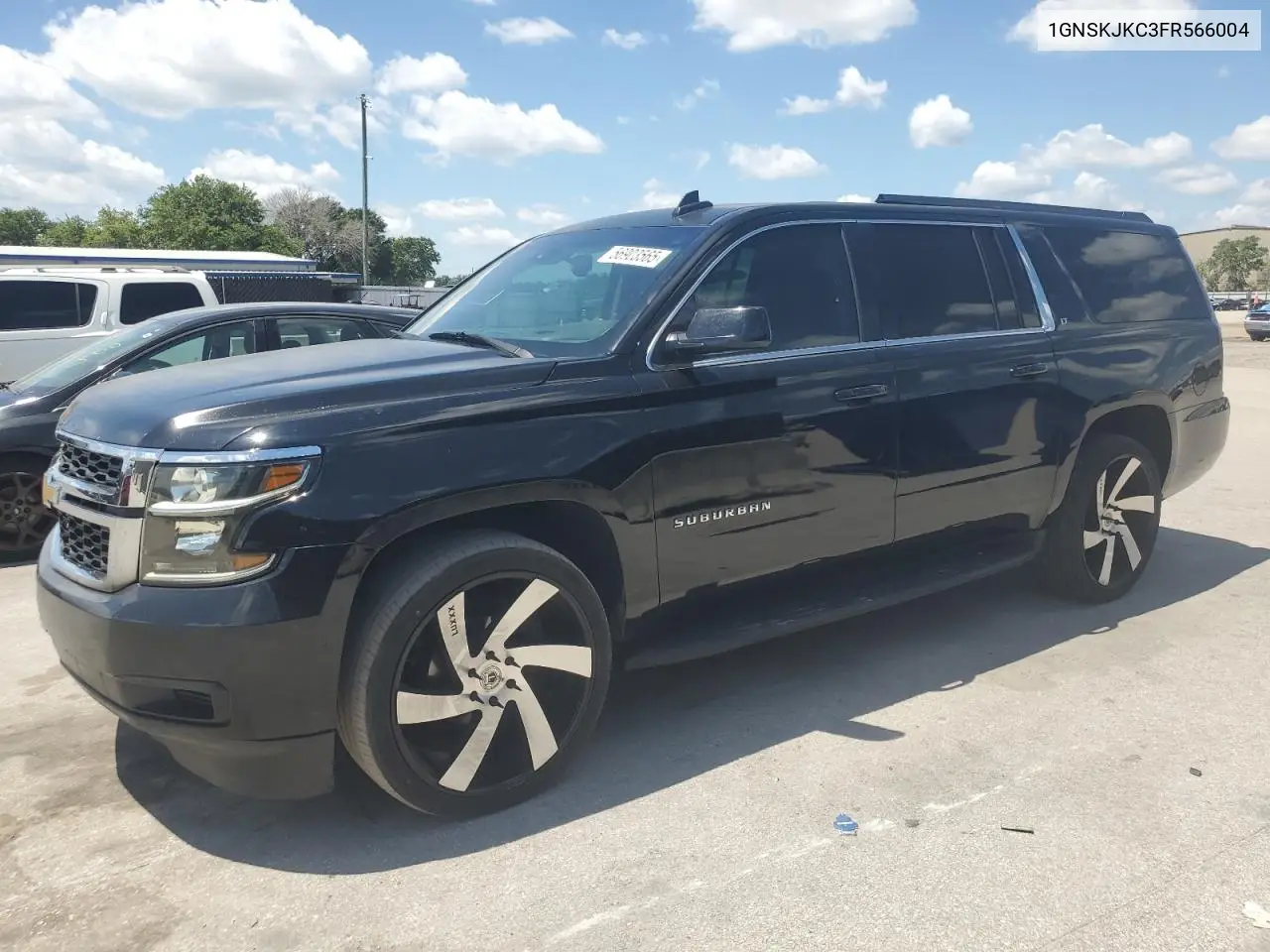 2015 Chevrolet Suburban K1500 Lt VIN: 1GNSKJKC3FR566004 Lot: 56903565