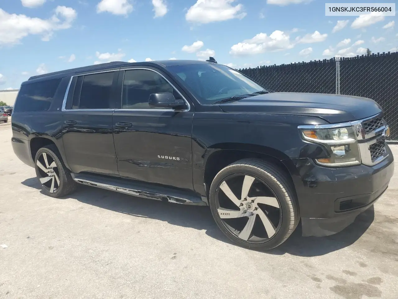 2015 Chevrolet Suburban K1500 Lt VIN: 1GNSKJKC3FR566004 Lot: 56903565