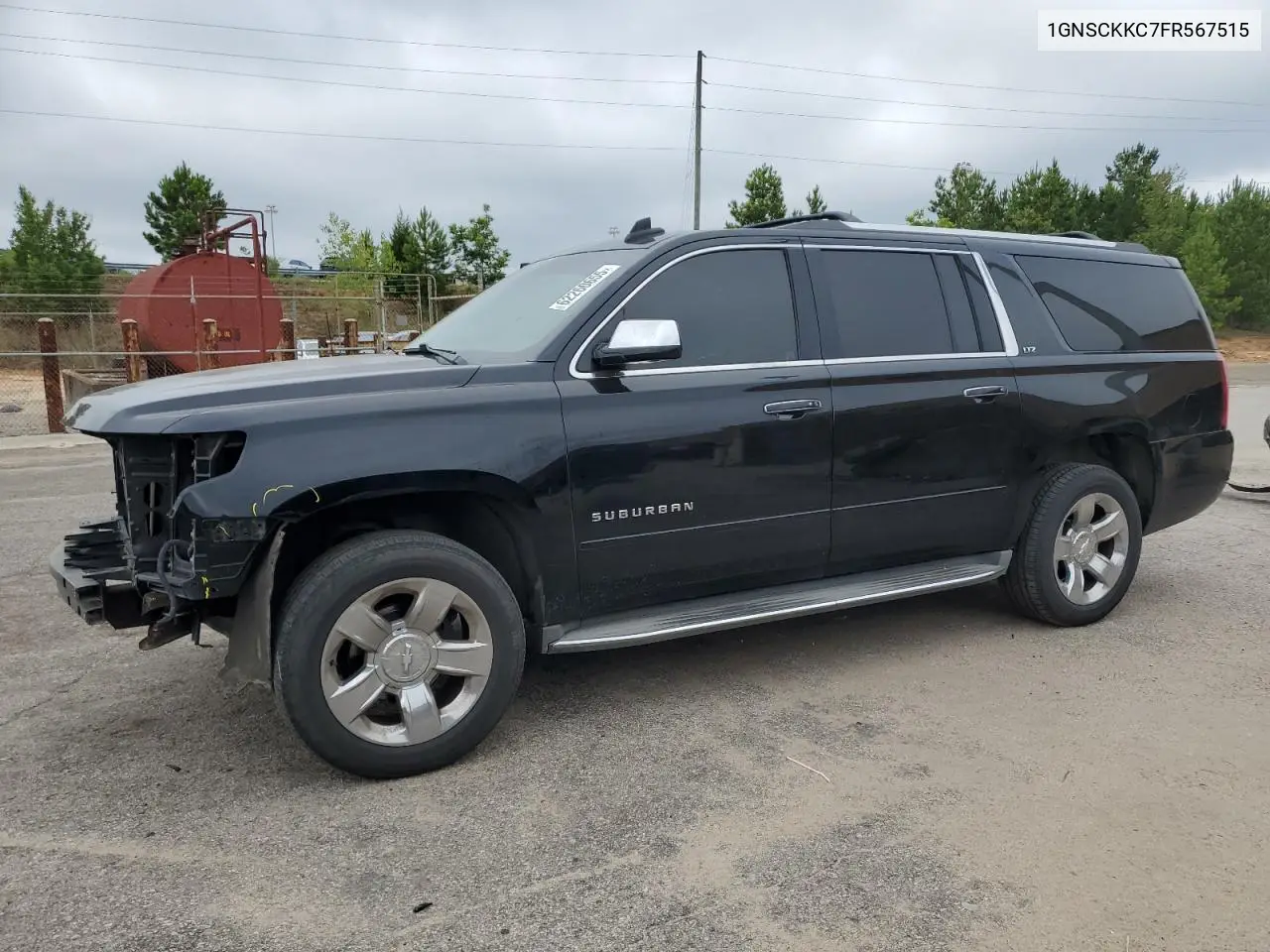 2015 Chevrolet Suburban C1500 Ltz VIN: 1GNSCKKC7FR567515 Lot: 62260655