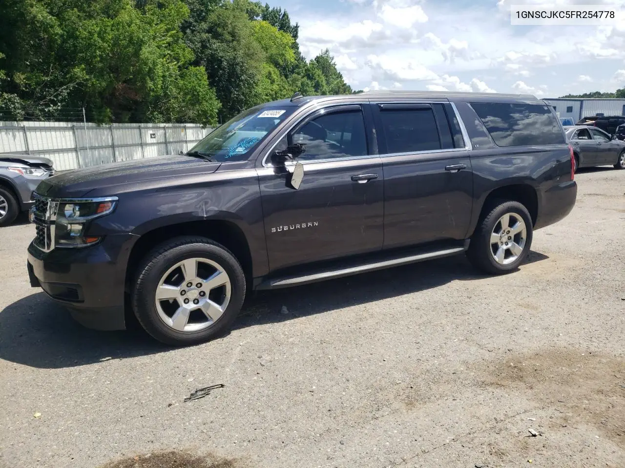 2015 Chevrolet Suburban C1500 Lt VIN: 1GNSCJKC5FR254778 Lot: 62424055