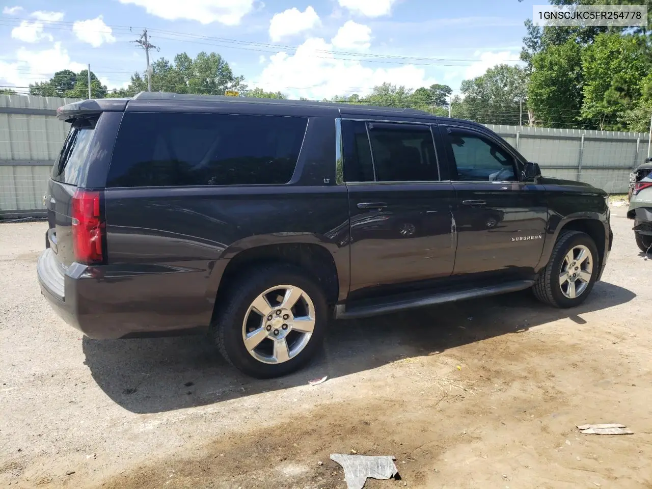 2015 Chevrolet Suburban C1500 Lt VIN: 1GNSCJKC5FR254778 Lot: 62424055