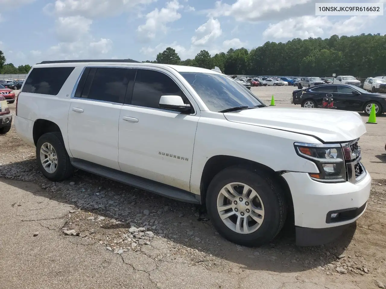 1gnskjkc9fr616632 1GNSKJKC9FR616632 2015 Chevrolet Suburban K1500 Lt