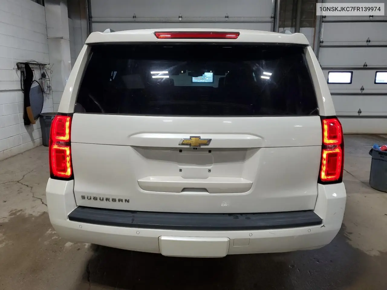 2015 Chevrolet Suburban K1500 Lt VIN: 1GNSKJKC7FR139974 Lot: 63105405