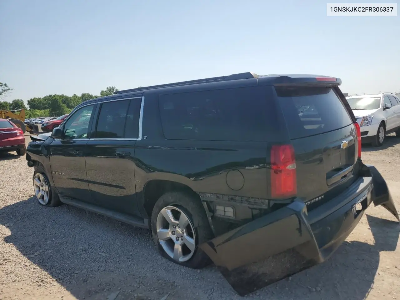 2015 Chevrolet Suburban K1500 Lt VIN: 1GNSKJKC2FR306337 Lot: 63242965