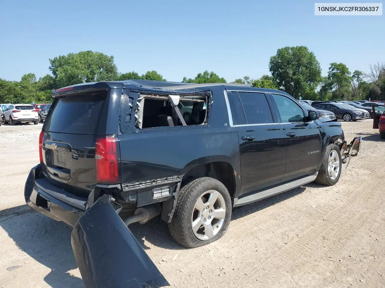 2015 Chevrolet Suburban K1500 Lt VIN: 1GNSKJKC2FR306337 Lot: 63242965