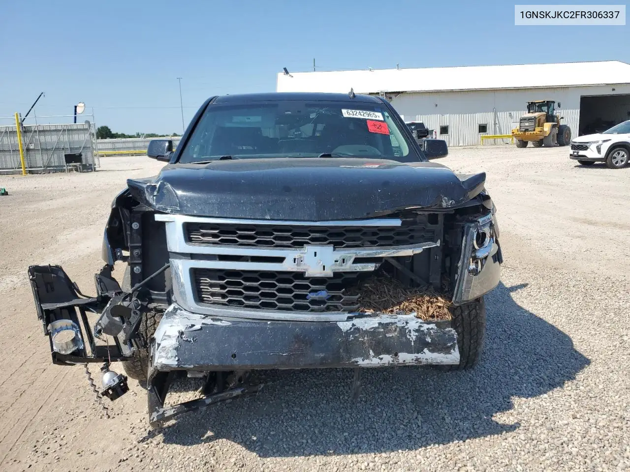 2015 Chevrolet Suburban K1500 Lt VIN: 1GNSKJKC2FR306337 Lot: 63242965