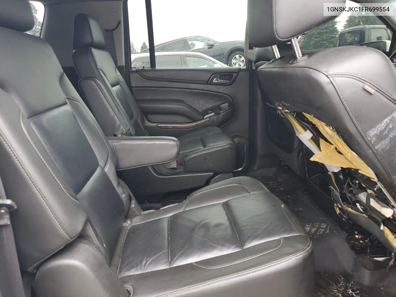 2015 Chevrolet Suburban K1500 Lt VIN: 1GNSKJKC1FR699554 Lot: 63307985