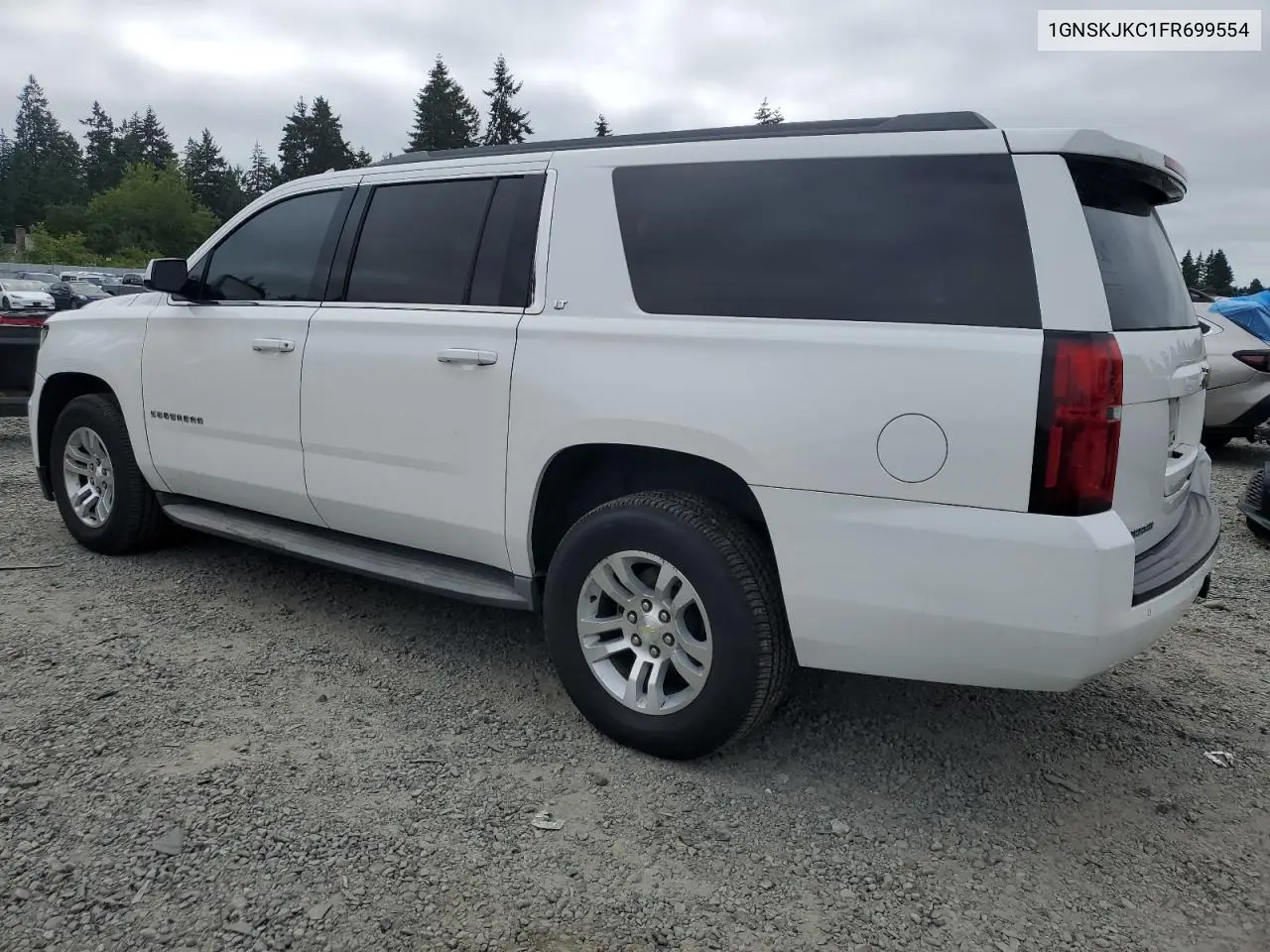 2015 Chevrolet Suburban K1500 Lt VIN: 1GNSKJKC1FR699554 Lot: 63307985