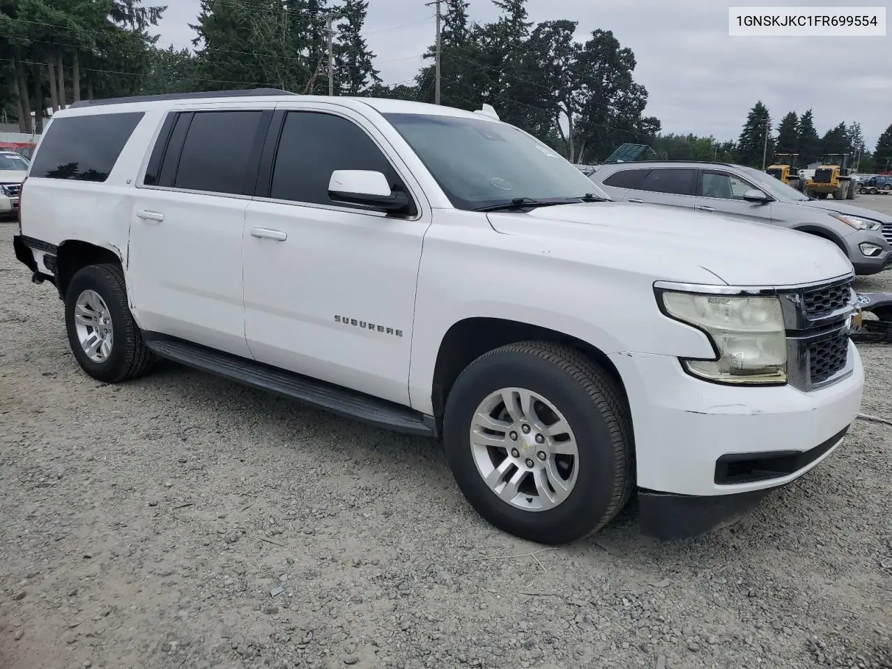 2015 Chevrolet Suburban K1500 Lt VIN: 1GNSKJKC1FR699554 Lot: 63307985