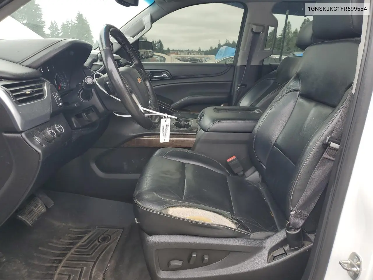 2015 Chevrolet Suburban K1500 Lt VIN: 1GNSKJKC1FR699554 Lot: 63307985