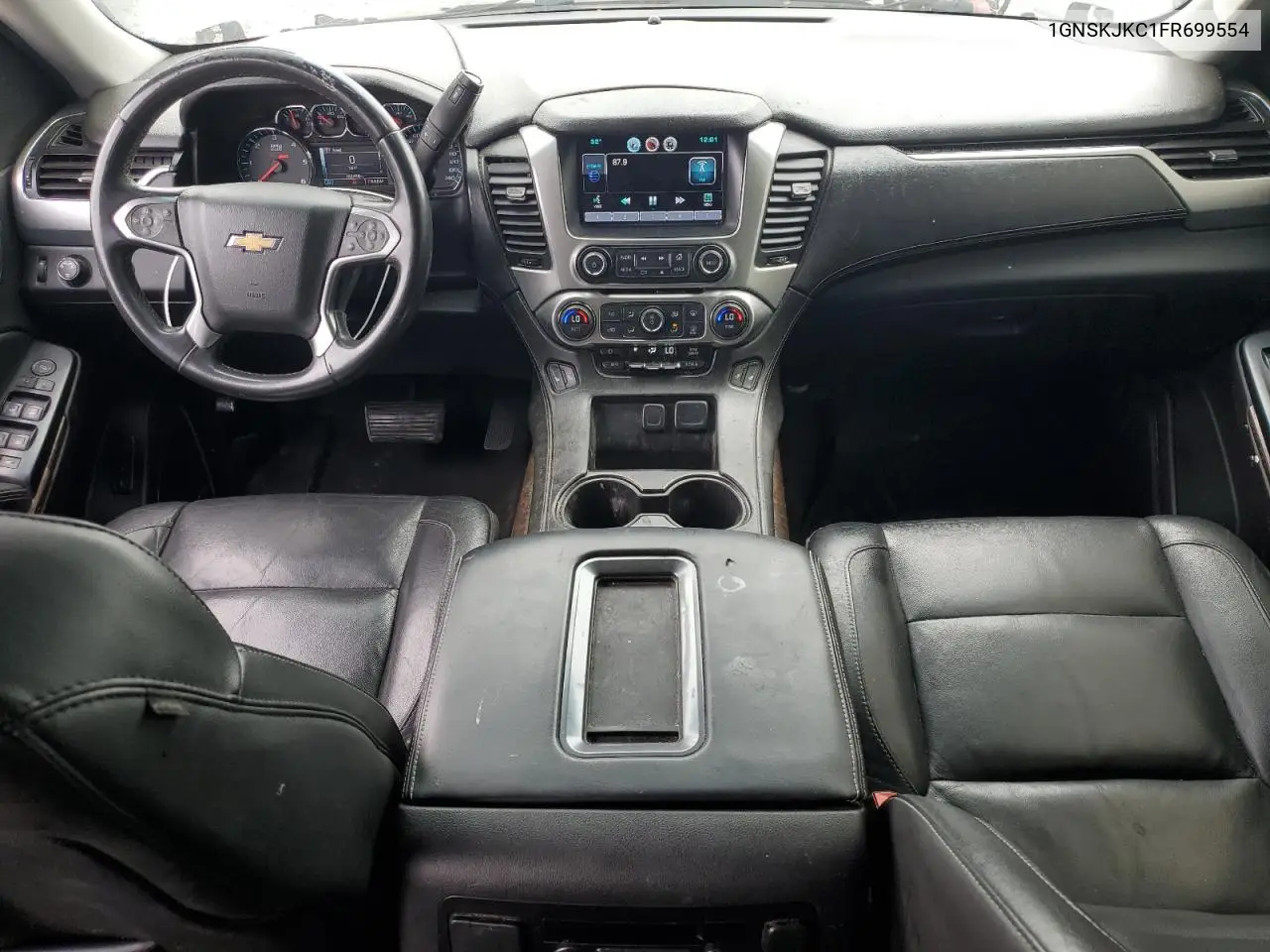 2015 Chevrolet Suburban K1500 Lt VIN: 1GNSKJKC1FR699554 Lot: 63307985