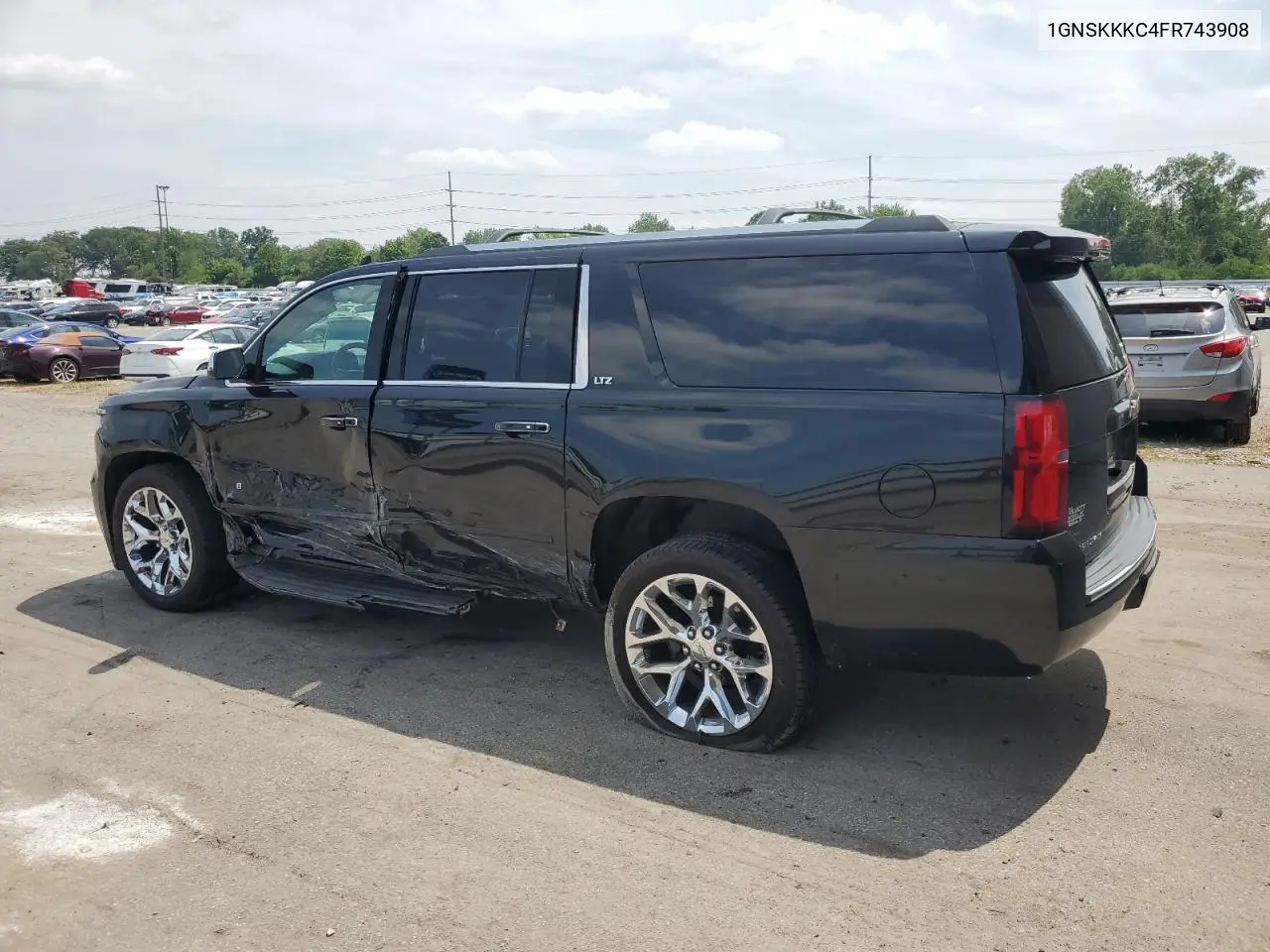 2015 Chevrolet Suburban K1500 Ltz VIN: 1GNSKKKC4FR743908 Lot: 64772395