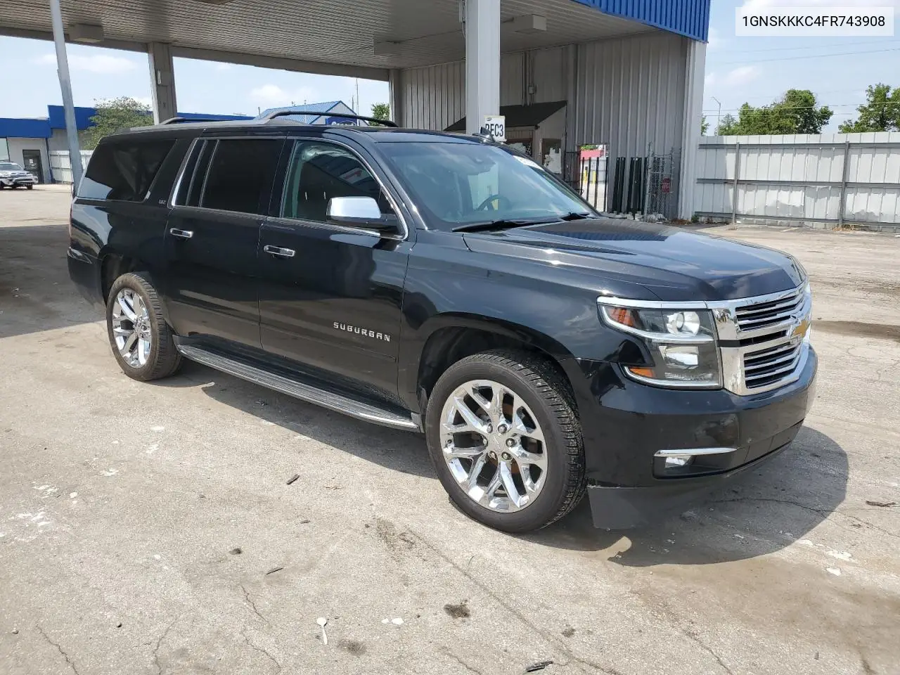2015 Chevrolet Suburban K1500 Ltz VIN: 1GNSKKKC4FR743908 Lot: 64772395