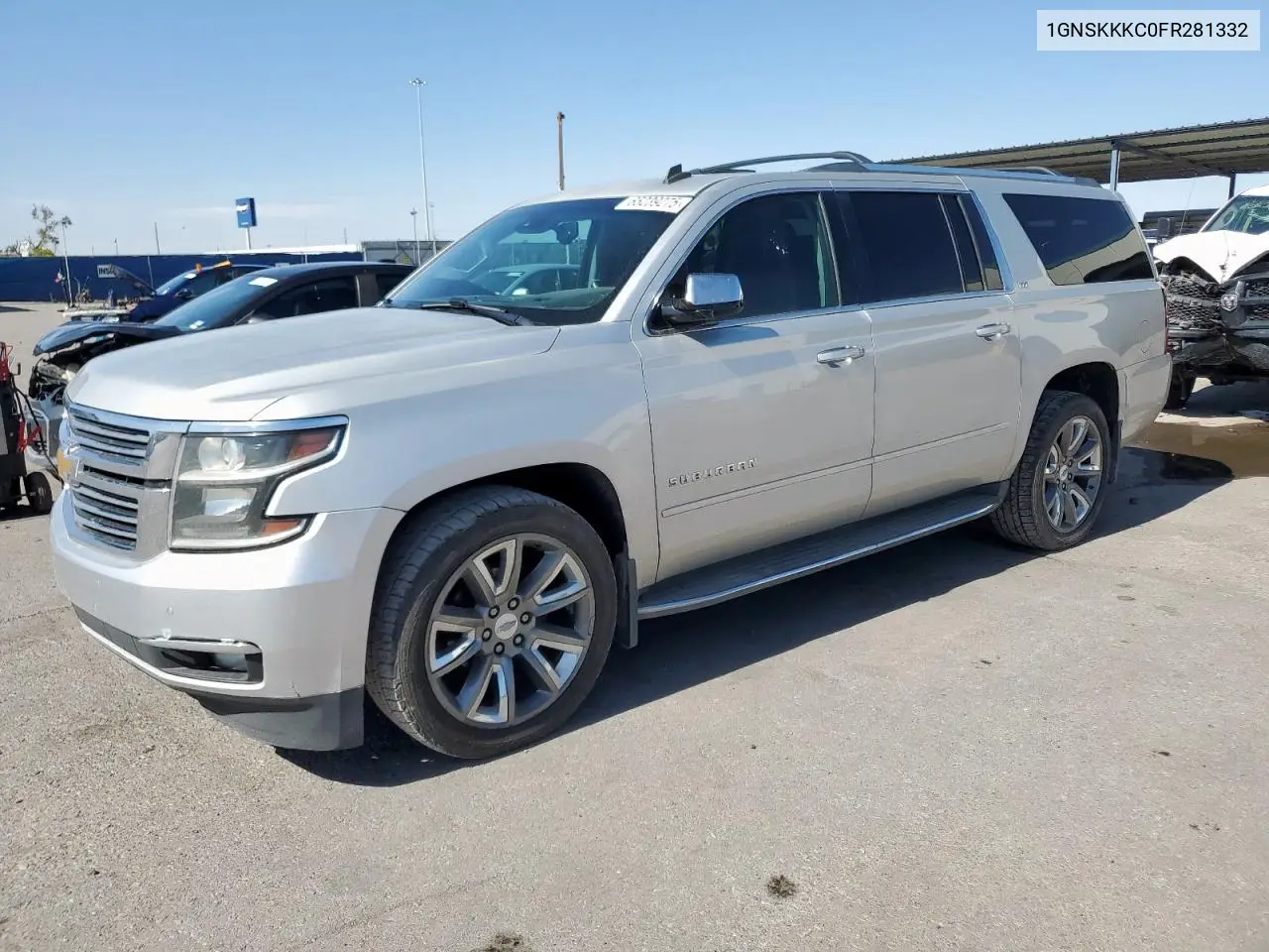 2015 Chevrolet Suburban K1500 Ltz VIN: 1GNSKKKC0FR281332 Lot: 65239275
