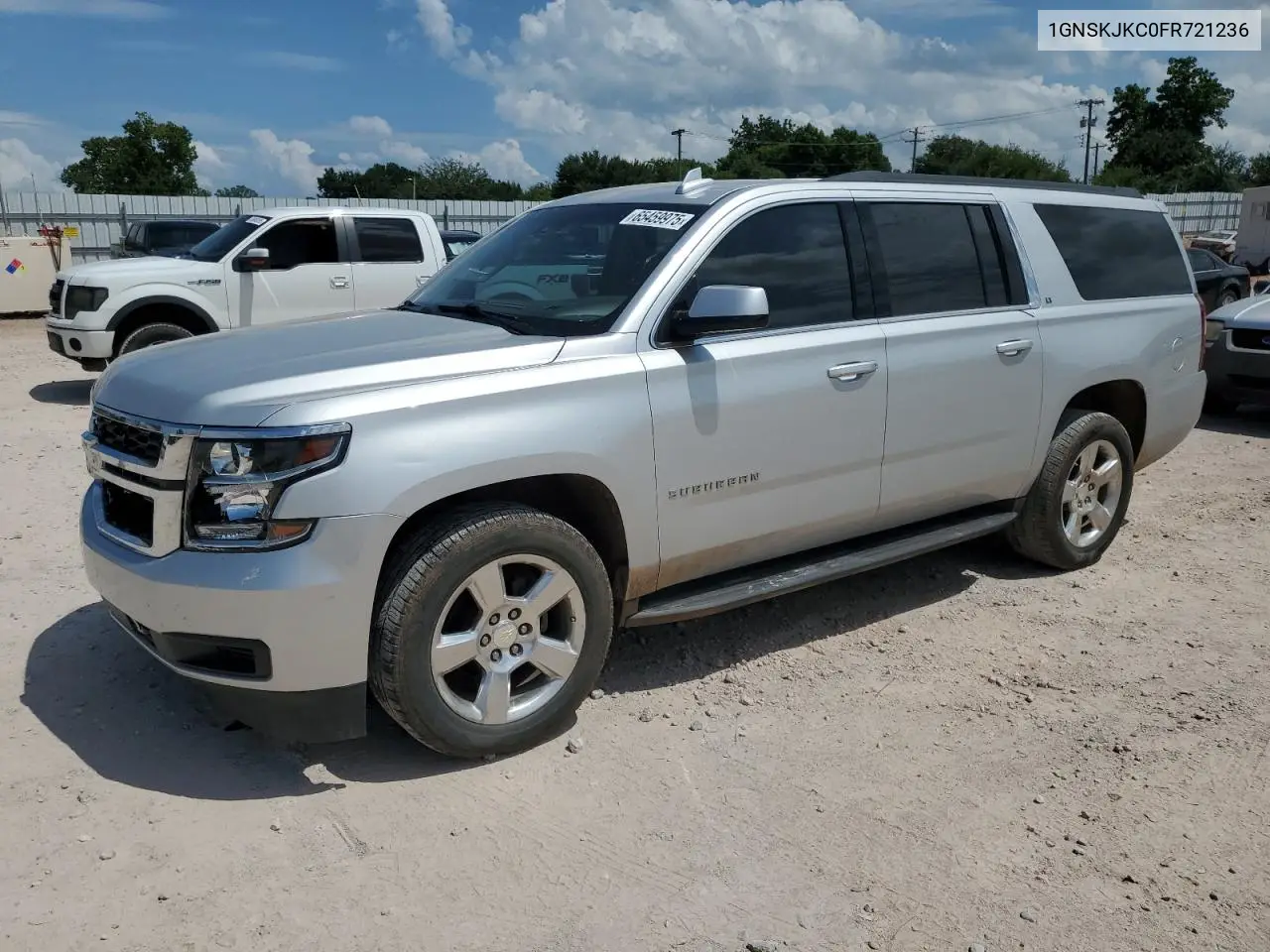 2015 Chevrolet Suburban K1500 Lt VIN: 1GNSKJKC0FR721236 Lot: 65459975