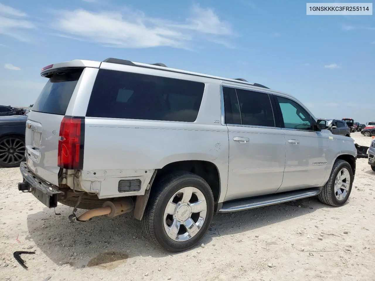 2015 Chevrolet Suburban K1500 Ltz VIN: 1GNSKKKC3FR255114 Lot: 65478625