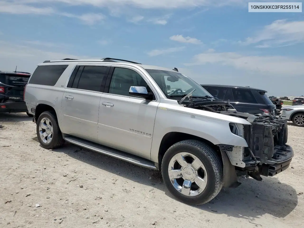 2015 Chevrolet Suburban K1500 Ltz VIN: 1GNSKKKC3FR255114 Lot: 65478625
