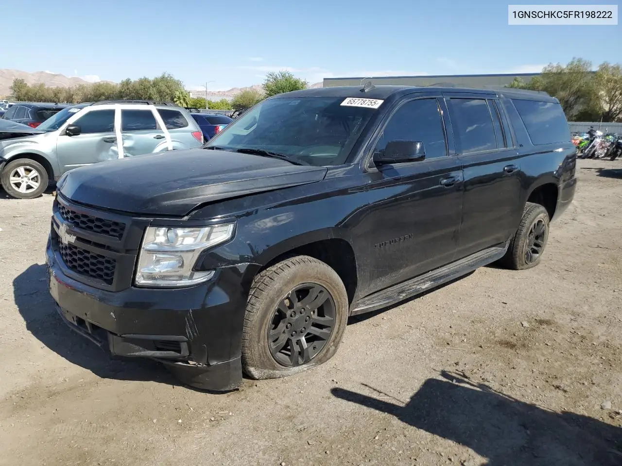 2015 Chevrolet Suburban C1500 Ls VIN: 1GNSCHKC5FR198222 Lot: 65778755