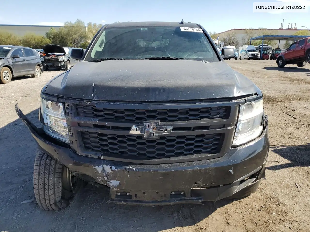 2015 Chevrolet Suburban C1500 Ls VIN: 1GNSCHKC5FR198222 Lot: 65778755