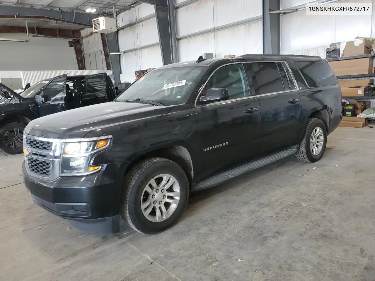 2015 Chevrolet Suburban K1500 Ls VIN: 1GNSKHKCXFR672717 Lot: 65793085
