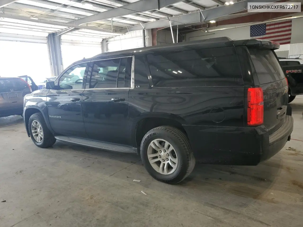 2015 Chevrolet Suburban K1500 Ls VIN: 1GNSKHKCXFR672717 Lot: 65793085